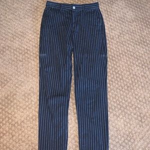 John Galt striped tilden pants